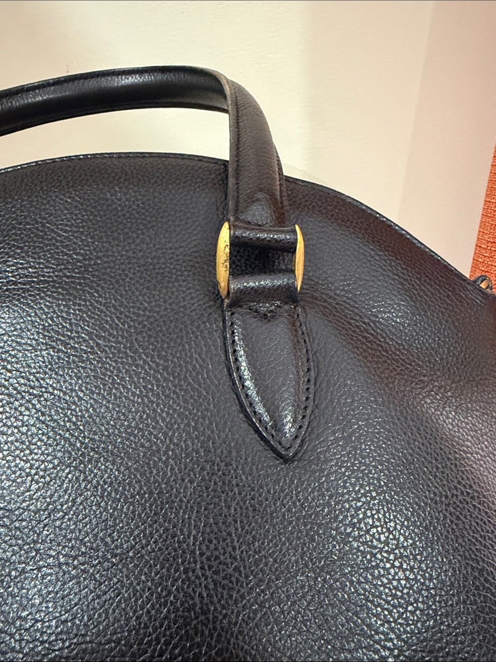 ‼️Vintage Coach Black Leather Satchel - Picture 7 of 12